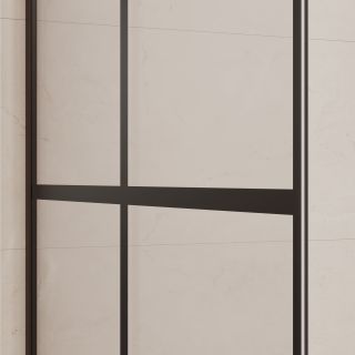 Душевая перегородка RGW WA-011B 35101180-84 80 см профиль чёрный стекло прозрачное