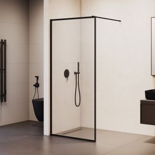 Душевая перегородка RGW WA-012B 35101210-84 100 см профиль чёрный стекло прозрачное