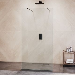 Душевая перегородка RGW WA-016B 35101614-14 140 см профиль чёрный стекло прозрачное