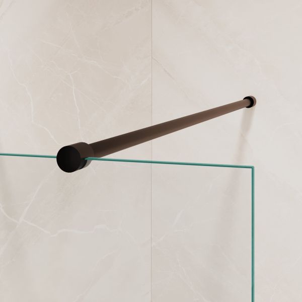 Душевая перегородка RGW WA-016B 35101614-14 140 см профиль чёрный стекло прозрачное