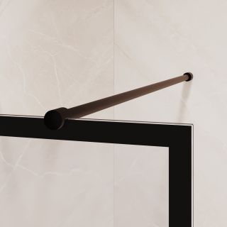 Душевая перегородка RGW WA-017B 35101712-84 120 см профиль чёрный стекло прозрачное