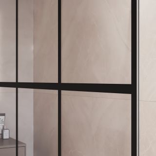 Душевая перегородка RGW WA-018B 35101810-84 100 см профиль чёрный стекло прозрачное