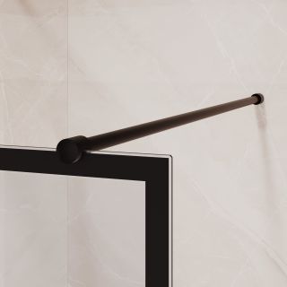 Душевая перегородка RGW WA-018B 35101810-84 100 см профиль чёрный стекло прозрачное