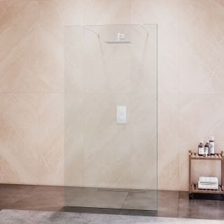 Душевая перегородка RGW WA-016W 35101614-15 140 см профиль белый стекло прозрачное