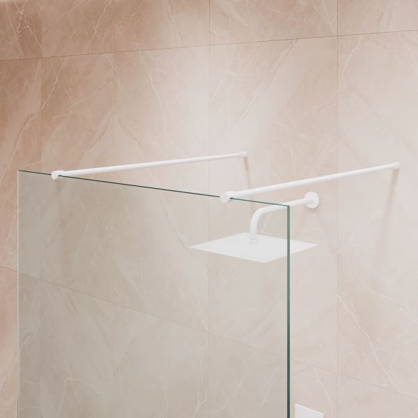 Душевая перегородка RGW WA-016W 35101614-15 140 см профиль белый стекло прозрачное