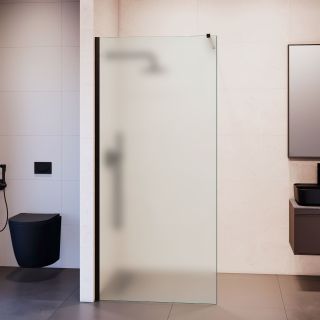 Душевая перегородка RGW WA-210B 351021008-24 80 см профиль чёрный стекло матовое-сатинат