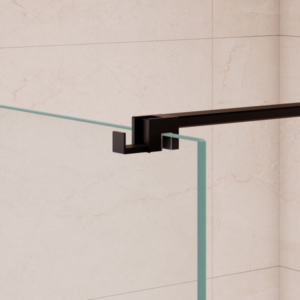 Душевая перегородка RGW WA-210B 351021008-14 80 см профиль чёрный стекло прозрачное