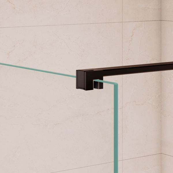 Душевая перегородка RGW WA-210B 351021009-14 90 см профиль чёрный стекло прозрачное