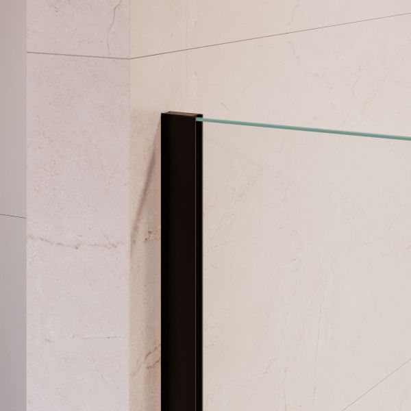 Душевая перегородка RGW WA-210B 351021010-14 100 см профиль чёрный стекло прозрачное