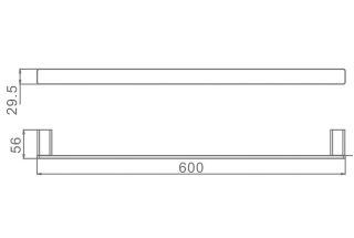 Полотенцедержатель Raglo R301.01.06 чёрный Полотенцедержатель Raglo R301.01.06 чёрный
