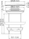 Донный клапан для раковины Wasserkraft A248