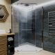 Душевой уголок Ceruttispa CHIKA ZP101T 100x100 см профиль хром стекло прозрачное