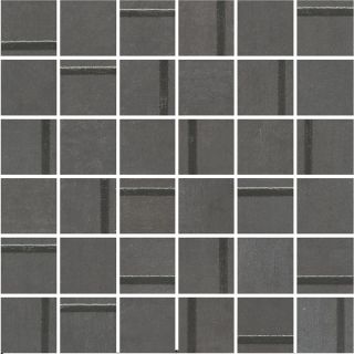 Декор Kerama Marazzi MM13132 Гварди 1 мозаичный антрацит матовый обрезной 30x30x0,9 из 36 частей 4.8x4.8