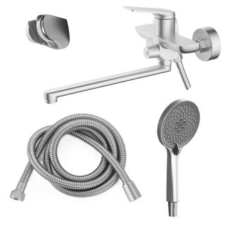 Смеситель для ванны Azario Lursy AZ-K1749BN сатин