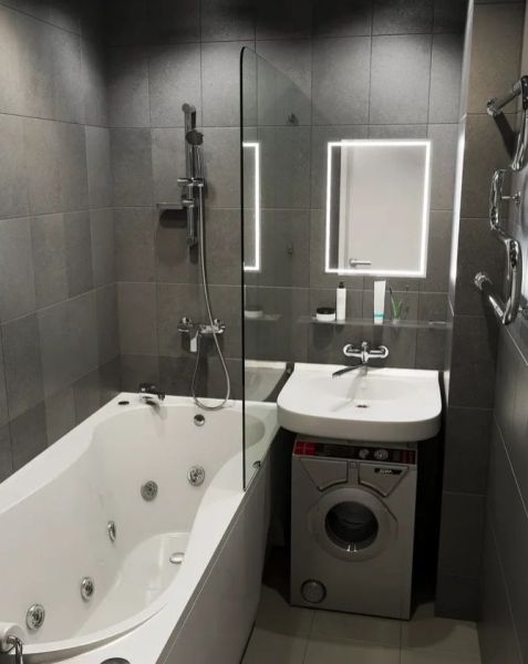 Раковина Кувшинка Люкс Лайт для установки над стиральной машиной 60см