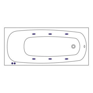 Гидромассажная ванна WHITECROSS Layla 0102.180080.100.SOFT.WH 180x80 см Soft белый Гидромассажная ванна WHITECROSS Layla 0102.180080.100.SOFT.WH 180x80 см Soft белый