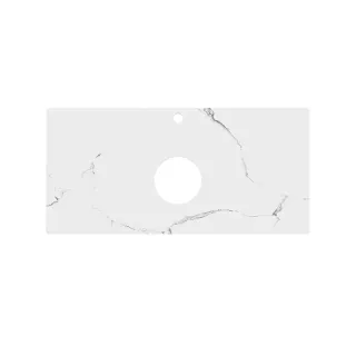 Столешница для накладных раковин Kerama Marazzi Монте Тиберио PL1.SG50008220R\120 120 см белый натуральный