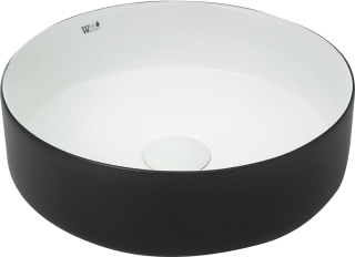 Раковина-чаша WeltWasser Elbach M3134 BW 35 10000004522 Черная Белая Раковина-чаша WeltWasser Elbach M3134 BW 35 10000004522 Черная Белая