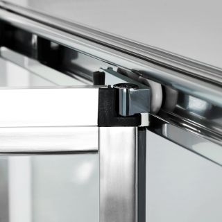 Душевая дверь Wasserkraft Weser 100см серебристый 78F12 Душевая дверь Wasserkraft Weser 100см серебристый 78F12