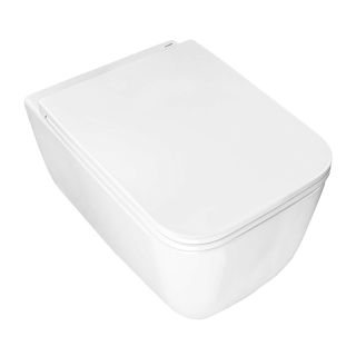 Унитаз подвесной Azario Vater AZ-5104T-WHT безободковый торнадо белый