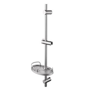 Душевая штанга с мыльницей Lemark LM3775GM 75 см графит