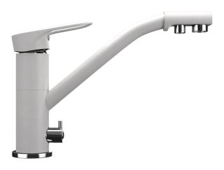 Смеситель для кухни Ulgran Classic U-010-341 с дополнительным краном для питьевой воды ультра-белый Смеситель для кухни Ulgran Classic U-010-341 с дополнительным краном для питьевой воды ультра-белый