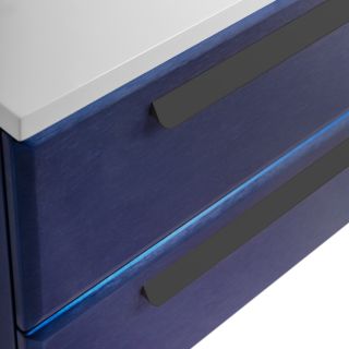 Мебельная ручка Cezares Эко (Eco) RS156BL.3/320 40 см чёрный матовый