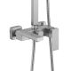 Душевая стойка Haiba HB24803-2 сталь