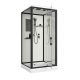 Душевая кабина Niagara Standart ST80/15Q/BL 80x80 см профиль чёрный стекло прозрачное