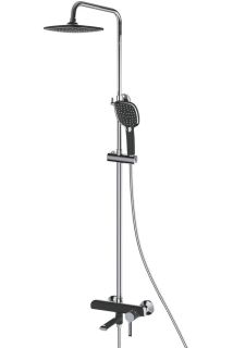Душевая стойка Shevanik S6036H чёрный/хром Душевая стойка Shevanik S6036H чёрный/хром
