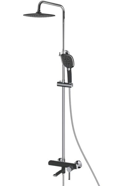 Душевая стойка Shevanik S6036H чёрный/хром Душевая стойка Shevanik S6036H чёрный/хром