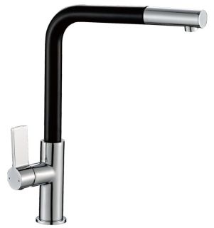 Смеситель для кухни Haiba HB70501-7 чёрный/хром Смеситель для кухни Haiba HB70501-7 чёрный/хром