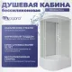 Душевая кабина Niagara Promo P110/80/40R/MT 110x80 см профиль белый стекло матовое