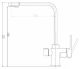 Смеситель для кухни ZORG Sanitary ZR 334 YF-NICKEL Смеситель для кухни ZORG Sanitary ZR 334 YF-NICKEL