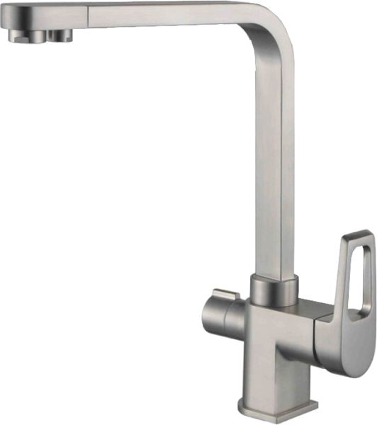Смеситель для кухни ZORG Sanitary ZR 334 YF-NICKEL Смеситель для кухни ZORG Sanitary ZR 334 YF-NICKEL