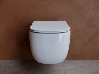 Подвесной унитаз Ceramica Nova Noel CN3013 безободковый белый Подвесной унитаз Ceramica Nova Noel CN3013 безободковый белый