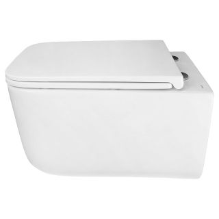 Унитаз подвесной Azario Vater AZ-5104T-WHT безободковый торнадо белый