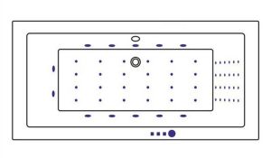Гидромассажная ванна Whitecross Savia Duo 0103.170080.100.NANO.CR 170x80см Nano хром