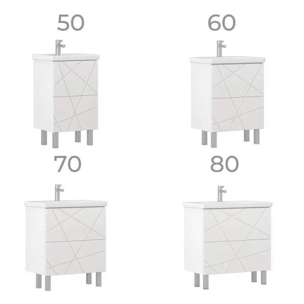 Тумба под раковину напольная Vigo Geometry 016 70 см белый