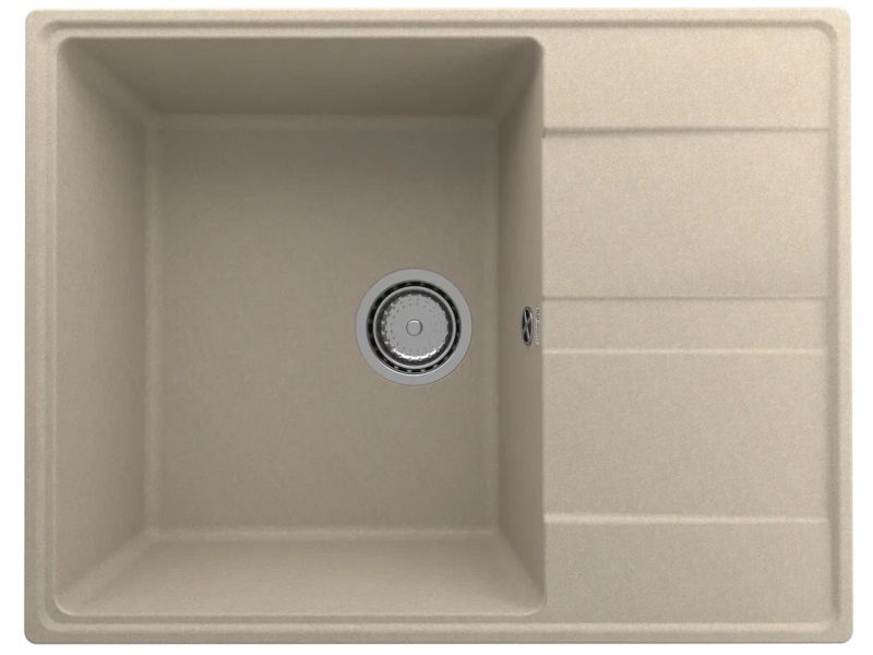 Кухонная мойка Ulgran Quartz Prima 650-03 десерт Кухонная мойка Ulgran Quartz Prima 650-03 десерт