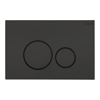 Кнопка смыва Black & White WPI-09510GM черная