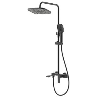 Душевая стойка Azario Arida AZ-K2354B чёрный матовый