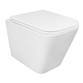 Унитаз подвесной Azario Pro PRO-0002 безободковый торнадо белый