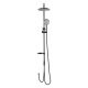 Душевая стойка Swedbe Hermes 5102B без смесителя чёрный Душевая стойка Swedbe Hermes 5102B без смесителя чёрный