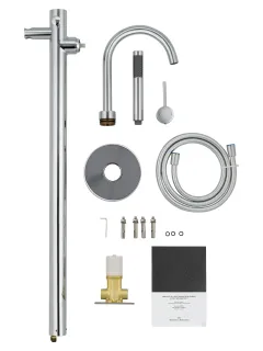 Напольный смеситель для ванны Wonzon & Woghand Stick WW-88649017-CR хром