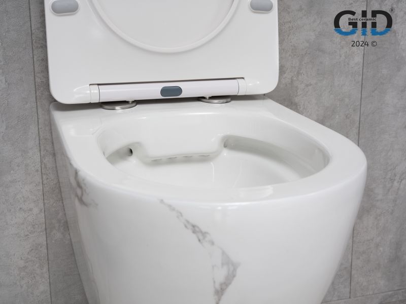 Унитаз подвесной Gid Ws2198 (СС) 62228Y под камень глянцевый 49x36x35.5