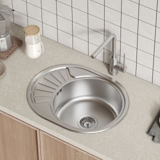 Кухонная мойка IDDIS Suno SUN60SDi77 60см сталь Кухонная мойка IDDIS Suno SUN60SDi77 60см сталь