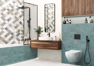 Керамическая плитка Delacora настенная Брайстон / Bryston WT15BRY55R 246х740