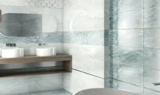 Керамическая плитка Delacora настенная Кристал Сапфир / Crystal Zaffiro WT15CRT23R 246х740