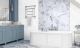 Керамическая плитка Delacora настенная Фрост белый / Frost White WT15FRR00R 246х740